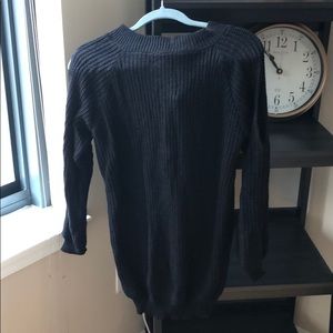 Black knit sweater